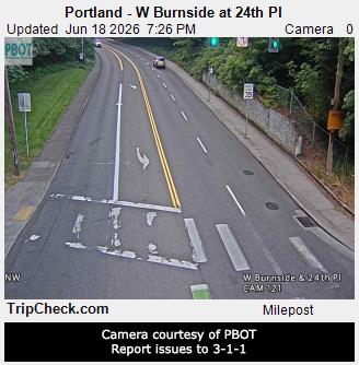 Portland - W Burnside at 24th Pl